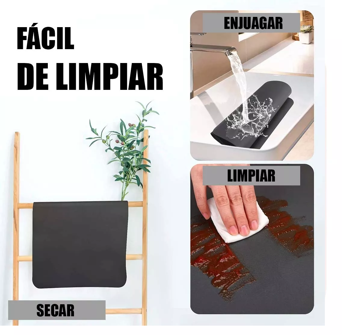 TAPETE MAGICO ABSORBENTE DE HUMEDAD