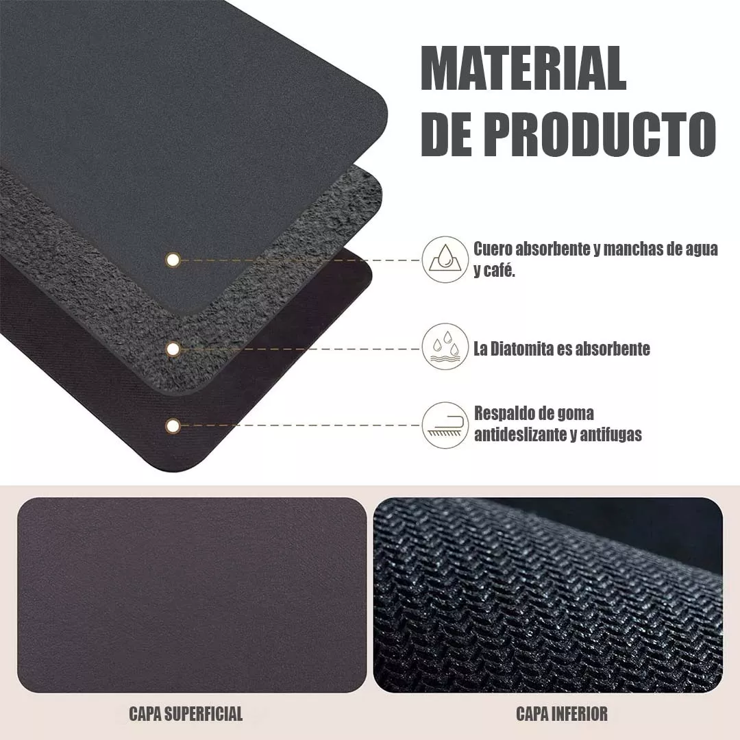 TAPETE MAGICO ABSORBENTE DE HUMEDAD