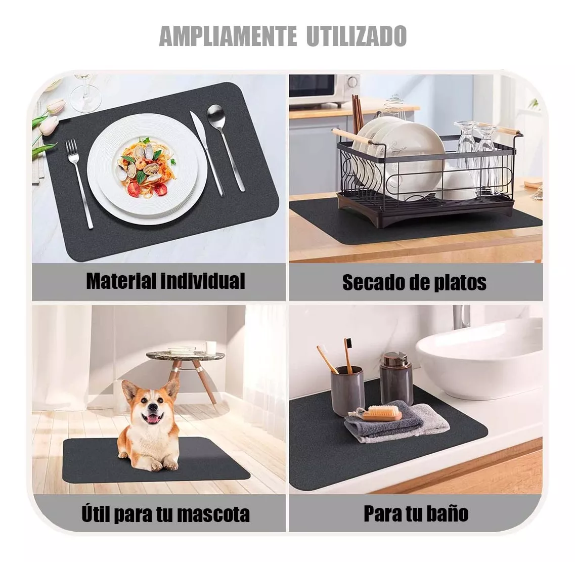 TAPETE MAGICO ABSORBENTE DE HUMEDAD