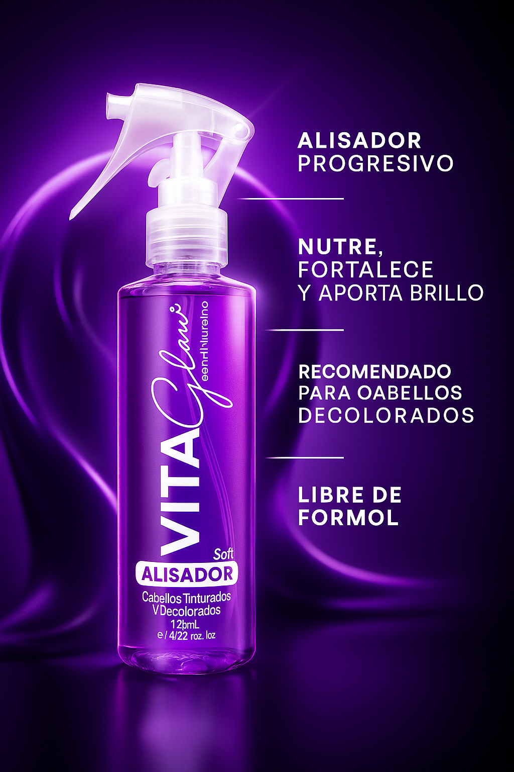 ALISADOR PARA CABELLO VITAGLOW SOFT